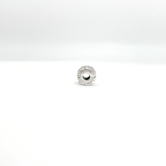 Pandora Authentic Silver Sunburst Clip Spacer Charm - Picture 2 of 3
